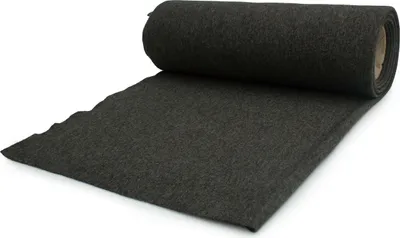 Produktbild von French Terry, Baumwolle Sweatshirtstoff, Dunkelgraue Melange 50 x 185 cm