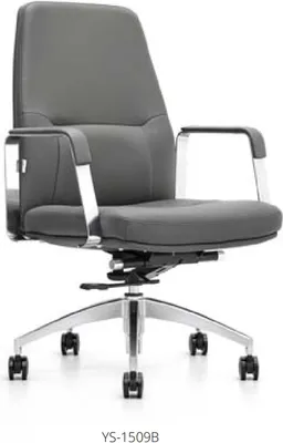 Zdjęcie produktu dla Fotel z imitacji skóry w kolorze czarnym, nowoczesny, elegancki styl
