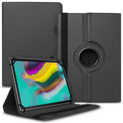 Produktbild von Tablet Hülle für Samsung Galaxy Tab S5e Tasche Schutzhülle Case Cover DrehbarFarben:Schwarz