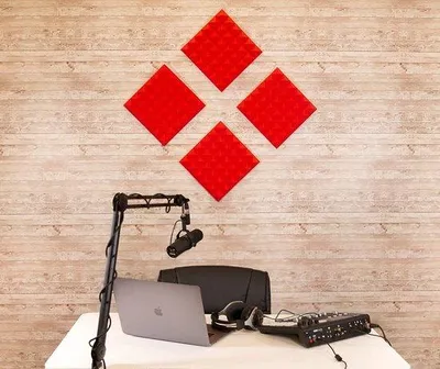 Produktbild von Geläuschdämmplatten - Schallisolationsplatten - Akustische Panele - Schalldämpfer - Studioschaum - Akustische Dämmplatten
