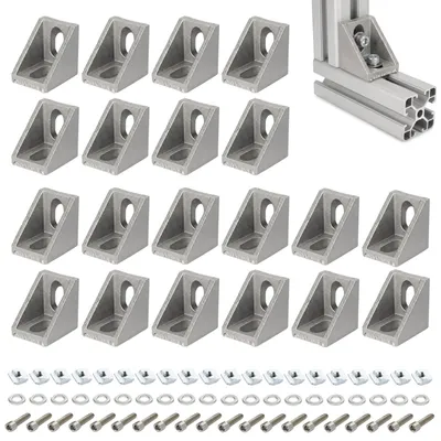 Productafbeelding van Aluminium Profielen Set van 20 Stuks 20 x 20 mm