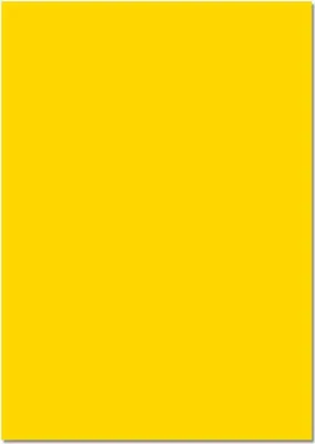 Produktbild von folia Fotokarton (B)500 x (H)700 mm 300 g/qm bananengelb 25 Blatt