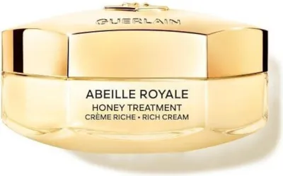 Produktbild von Guerlain Abeille Royale Honey Treatment Rich Cream, Tages- & Nachtcreme, Frauen, trockene Haut, Gesicht, Aufhellend, Kräftigend, Glättend, 50 ml