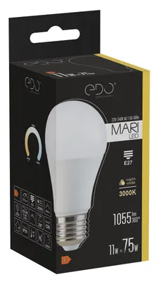 A product box for an LED light bulb.