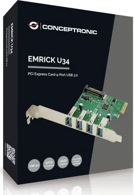 Image de CONCEPTRONIC PCI Express Card x1 4-Port USB 3.0