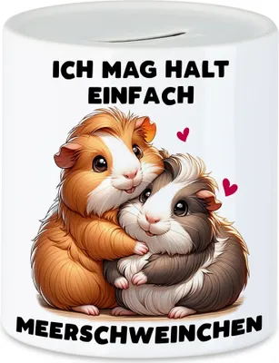 Produktbild von Ich mag halt einfach Meerschweinchen Spardose Haustier Meerschweinchen Süß