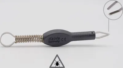 Produktbild von Zecken-Fix Zeckenentferner aus Edelstahl/Kunststoff>>>>