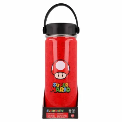 Image de Butelka stalowa STOR 530ml Nintendo Super Mario Bros - Ekologiczna i funkcjonalna