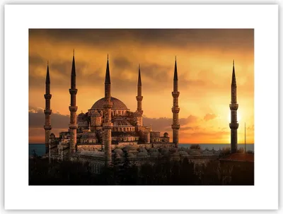 Produktbild von Poster - Poster ohne Rahmen - Sonnenuntergang istanbul türkei reise - 40x30 cm - Wand Bild - Wanddeko - Wandbilder - Kunstposter - Wandposter - Bilder - Kunstdruck - Wandbild - P2XAA40x30-2846