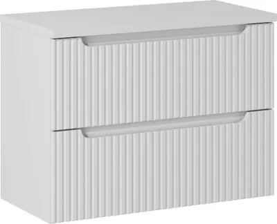 Zdjęcie produktu dla Szafka Łazienkowa 80 Cm Biała Z Blatem Mdf W Macie