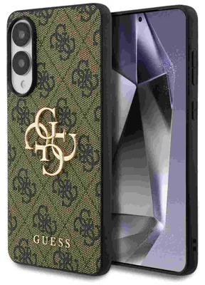Image de Étui GUESS pour SAMSUNG S25 Edge GUHCS25E4GMGBR (4GPolyuréthaneBig Logo) marron