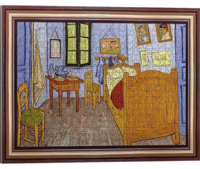 Imagen del producto de Rompecabezas TREFL de 500 piezas: El dormitorio de Van Gogh en Arles, modelo 37545