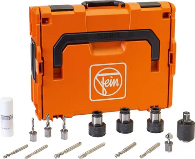 Image de Fein Fabricator M12 Jeu de tarauds 3/4" Weldon en L-Boxx - 33901680400