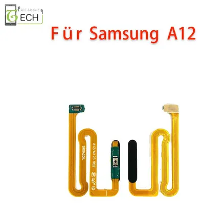 Produktbild von Fingerabdruck Für Samsung Galaxy A12 A125F / M12 Flexkabel Fingerprint Sensor...