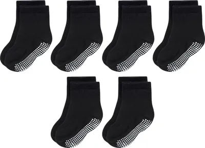 Produktbild von Anti-Rutsch-Socken für Babys 1-6 Monate Baumwolle 6 Paar