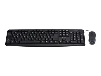Obrázok produktu pre Equip 245203 Klávesnica Myš je súčasťou balenia Office USB QWERTY Italian Black