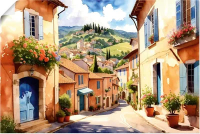 Produktbild von ARTland Poster Leben wie in Italien Größe: 120x80 cm