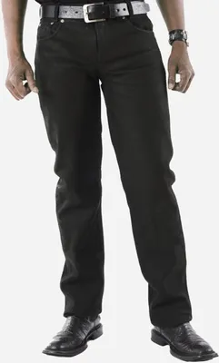 Immagine prodotto di Pantaloni basic in pelle nabuk - Nero / 36