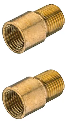 Obrázok produktu pre 2 kusy predlžovacích dielok pre kukátko, mosadz, priemer 14 mm