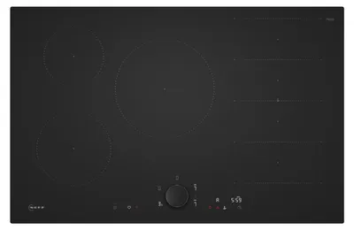 Produktbild von Neff T68NUV4A0, Schwarz, Integriert, 80 cm, Zonen-Induktionskochfeld, Glaskeramik, 5 Zone(n)