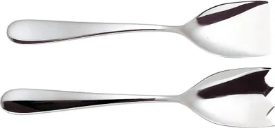 Salatbesteck Nuovo Milano, Edelstahl 18/10, glänzend, silber