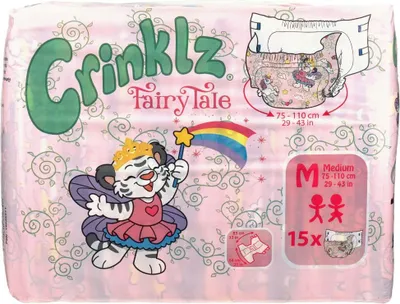 Produktbild von CRINKLZ Fairy Tale Windeln M 15St PZN 18046511