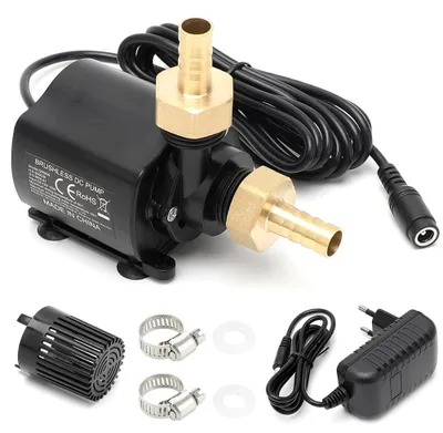 Immagine prodotto di Pompa sommergibile - Pompa per acquario e laghetto 12 V - 800 l/h - 5 m di prevalenza