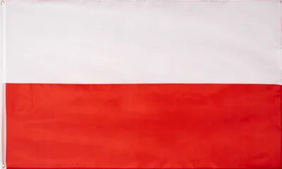 Produktbild von MUWO "Nations Together" | Polen Flagge | 150×90 cm | Verstärktes Besatzband | Doppelt gesäumte Ränder | MW-66