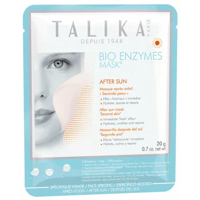 Zdjęcie produktu dla Talika Bio Enzymes, Nawilżająca maska, Kobiety, Skóra uniwersalna, Nawilżający, Kojąca, 20 g, 1 szt.