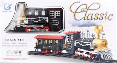 Image de Voie ferrée avec locomotive fumant