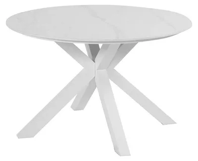 Productafbeelding van Xander Tuintafel Rond Wit Hartman