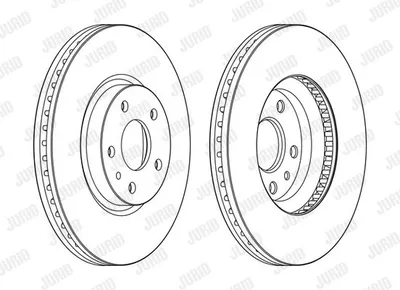 Produktbild von 2x JURID VORNE Bremsscheibe für FORD MONDEO V Turnier MONDEO V Stufenheck