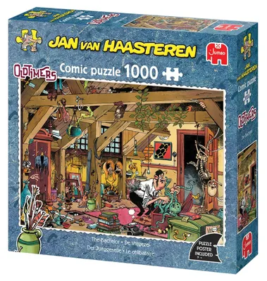Image de Jan van Haasteren, Oldtimers, Le célibataire, puzzle de 1000 pièces