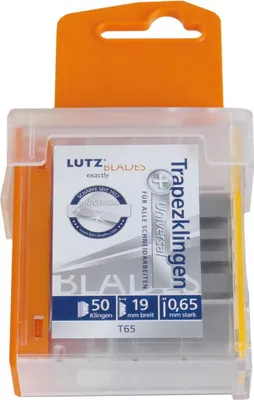 Produktbild von Lutz Trapezklingen a 50 Stk., Standard 0,65 mm