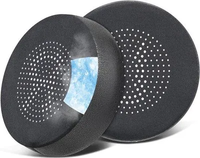 Zdjęcie produktu dla Kolczyki zamienne żelu chłodzącego dla Jabra Evolve 75 - Bezprzewodowe Bluetooth sluchanki z dźwiękoszczelnymi i wygodnymi poduszkami
