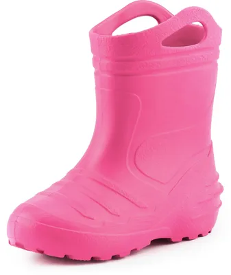 Produktbild von Ladeheid Kinder Mädchen Jungen federleichte Eva Thermo Gummistiefel gefüttert KL051 (Hellrosa, 25)
