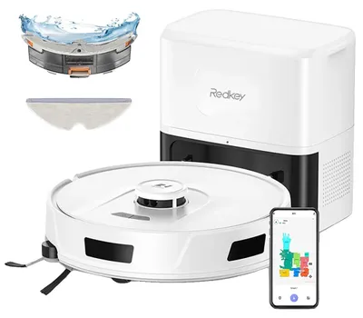 Produktbild von Robotersauger, 10000Pa Saugkraft, 220-240V Spannung, HEPA-Filter, mehr als 2L Staubbehälterkapazität, App-Steuerung