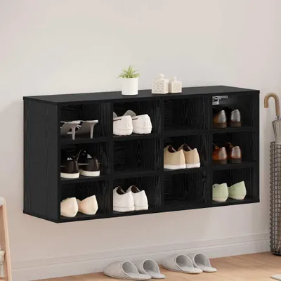 Produktbild von Möbel Schuhschrank Schwarze Eiche 103 x 30 x 51 cm Holzwerkstoff - Schuhregale 875211