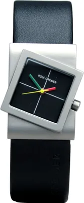 Produktbild von Rolf Cremer Uhr Turn 491817 Lederband, Titan, Schwarz