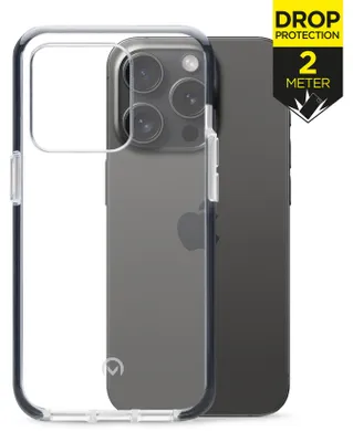 Immagine prodotto di Custodia rigida Mobilize Shatterproof per iPhone 15 Pro, resistente agli urti - Trasparente / Nero