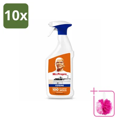 Produktbild von 10 x Mr. Proper Küchenentfetter Spray - Mandarijn Boost - 750 ml - Sparpackung - 10 Stücke