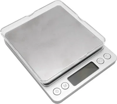 Zdjęcie produktu dla Cyfrowa waga kuchenna 500 g / 0,01 g - Mini waga do żywności i biżuterii z wyświetlaczem LCD i funkcją tarowania