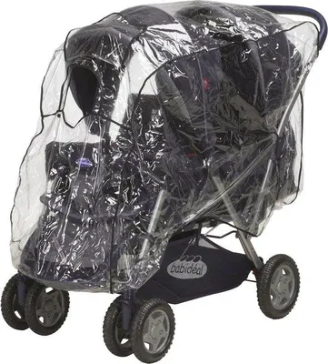 Produktbild von Famanu Regenhaube für Tandemkinderwagen - Transparent, 1 Stück