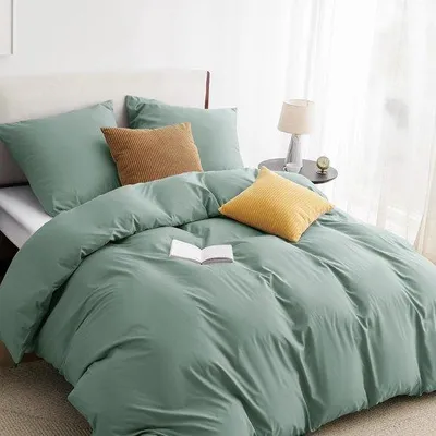Immagine prodotto di Set da letto verde chiaro 155x220 cm in microfibra