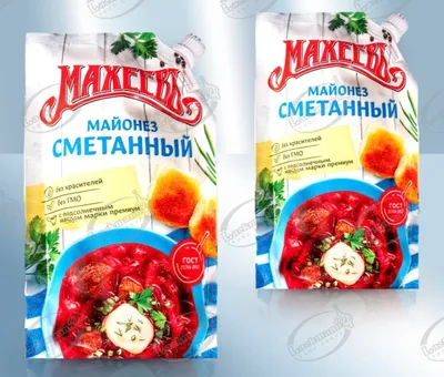 Produktbild von Maheev Mayonnaise „Schmand“, 380 g / 400 ml