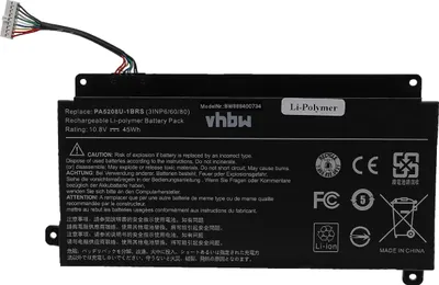 Produktbild von vhbw Akku kompatibel mit Toshiba Chromebook 2, CB30-A, CB30, CB30-B, CB30-A1985, CB30-B-103, CB30-A3120 Notebook (4166 mAh, 10,8 V, Li-Polymer)