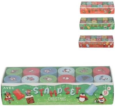Immagine prodotto di Francobolli Di Natale 4 Set Assortiti Di 12