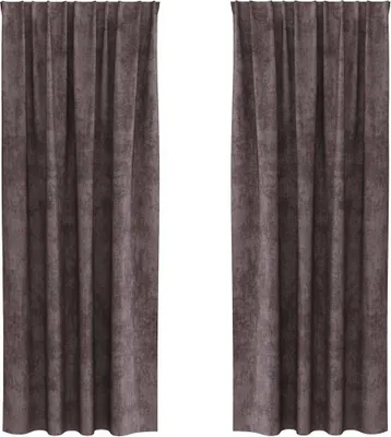 Produktbild von vidaXL Samtvorhänge mit Vorhängen 2 pcs Braun 225 x 140 cm Samt