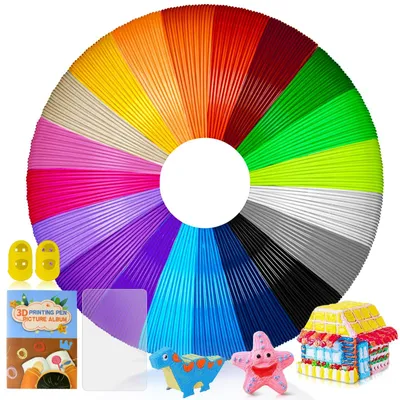 Productafbeelding van PCL 3D Pen Filament in 20 Kleuren met Sjablonen