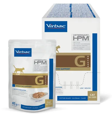 Produktbild von Virbac Cat Digestive Support 12x85g Nassfutter Veterinärmedizinisch für Katzen mit Verdauungsstörungen
